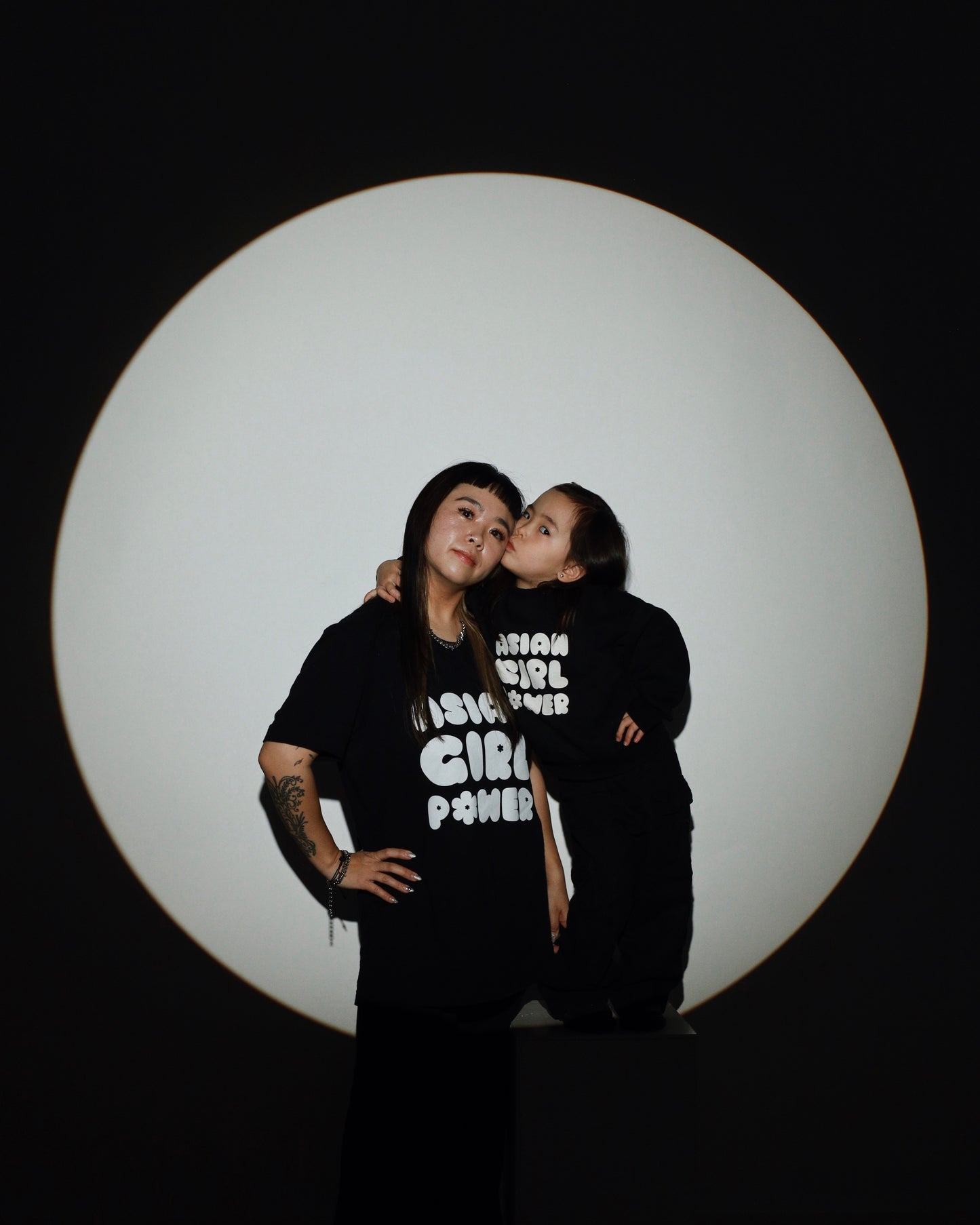 Asian Girl Power Bubble T-shirt