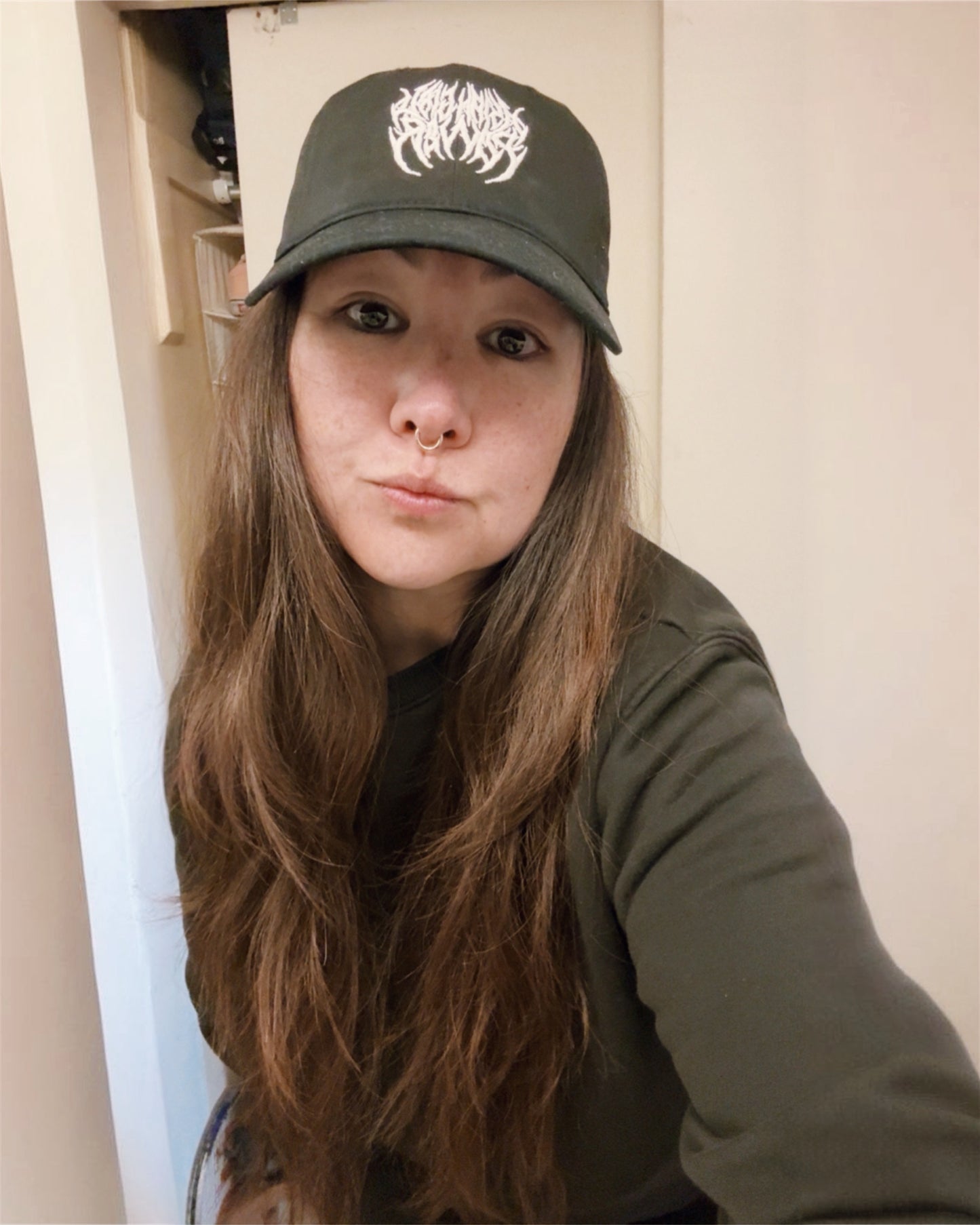 Asian Girl Power Metal Dad Hat