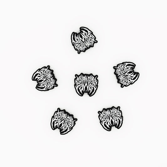 Asian Girl Power Metal Shoe Charm