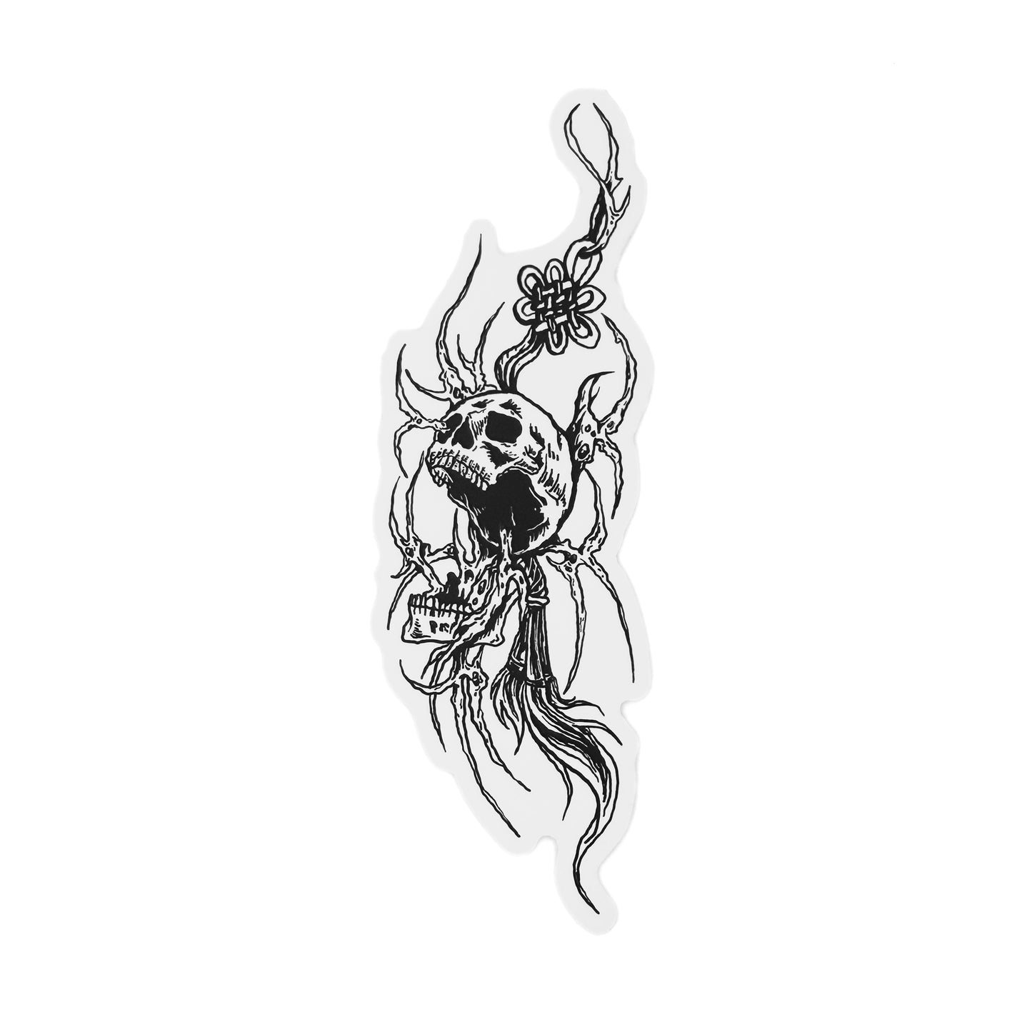 Skull Norigae Sticker