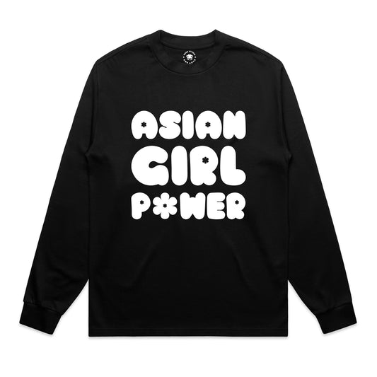 Asian Girl Power Bubble Long Sleeve