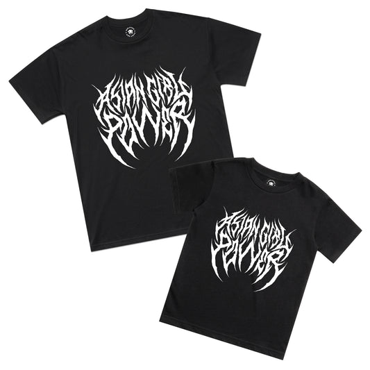 Asian Girl Power Metal T-shirt Bundle (Black)
