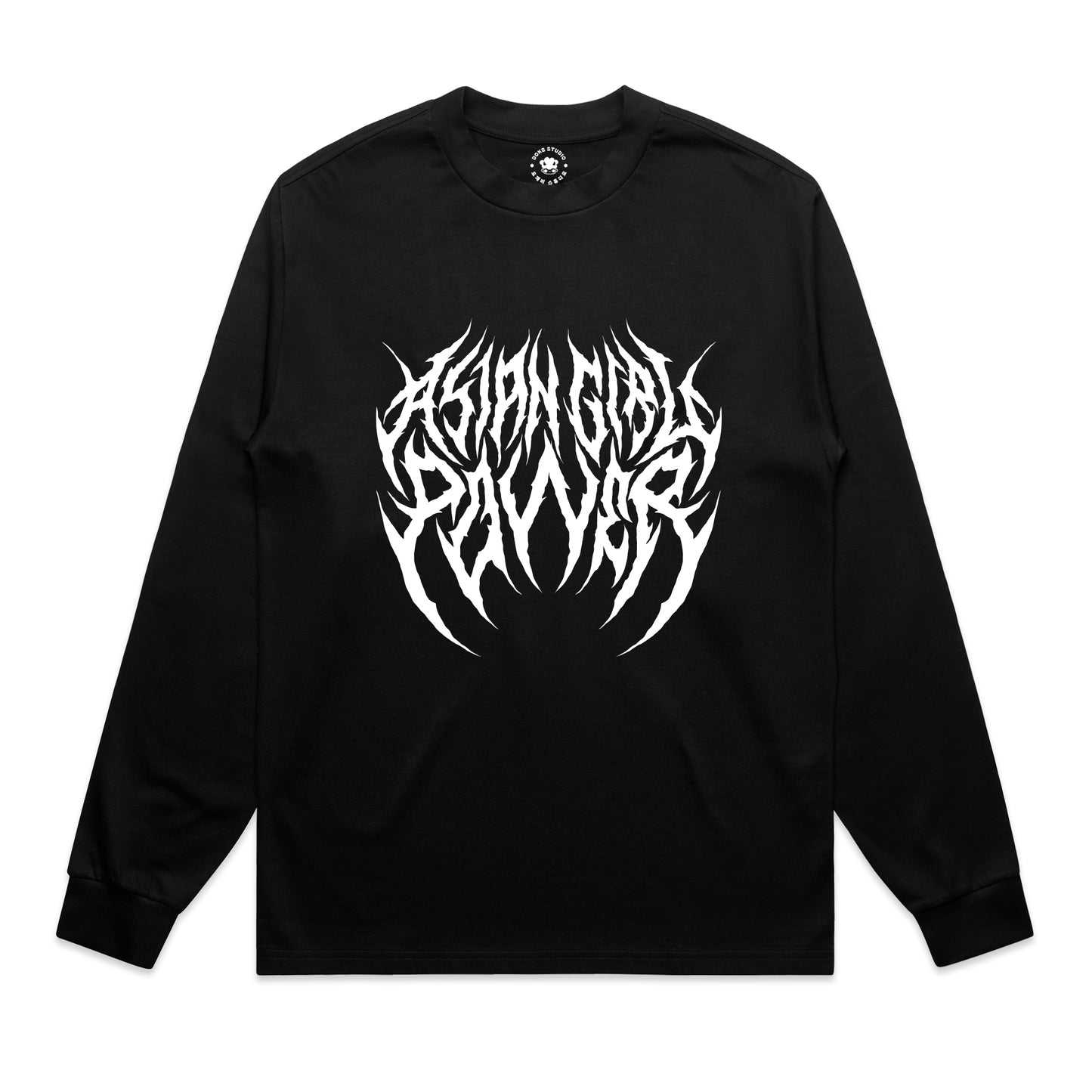 Asian Girl Power Metal Long Sleeve