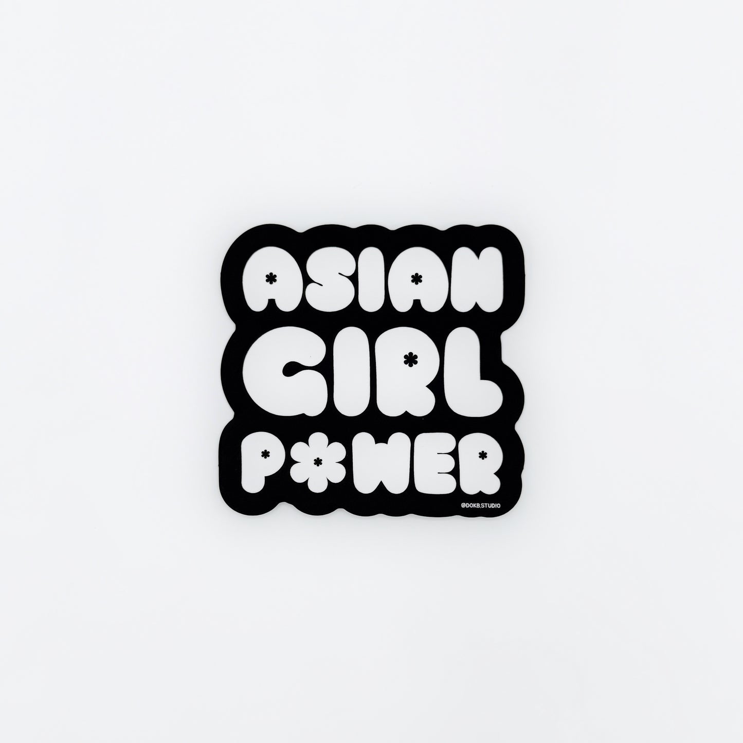 Asian Girl Power Sticker