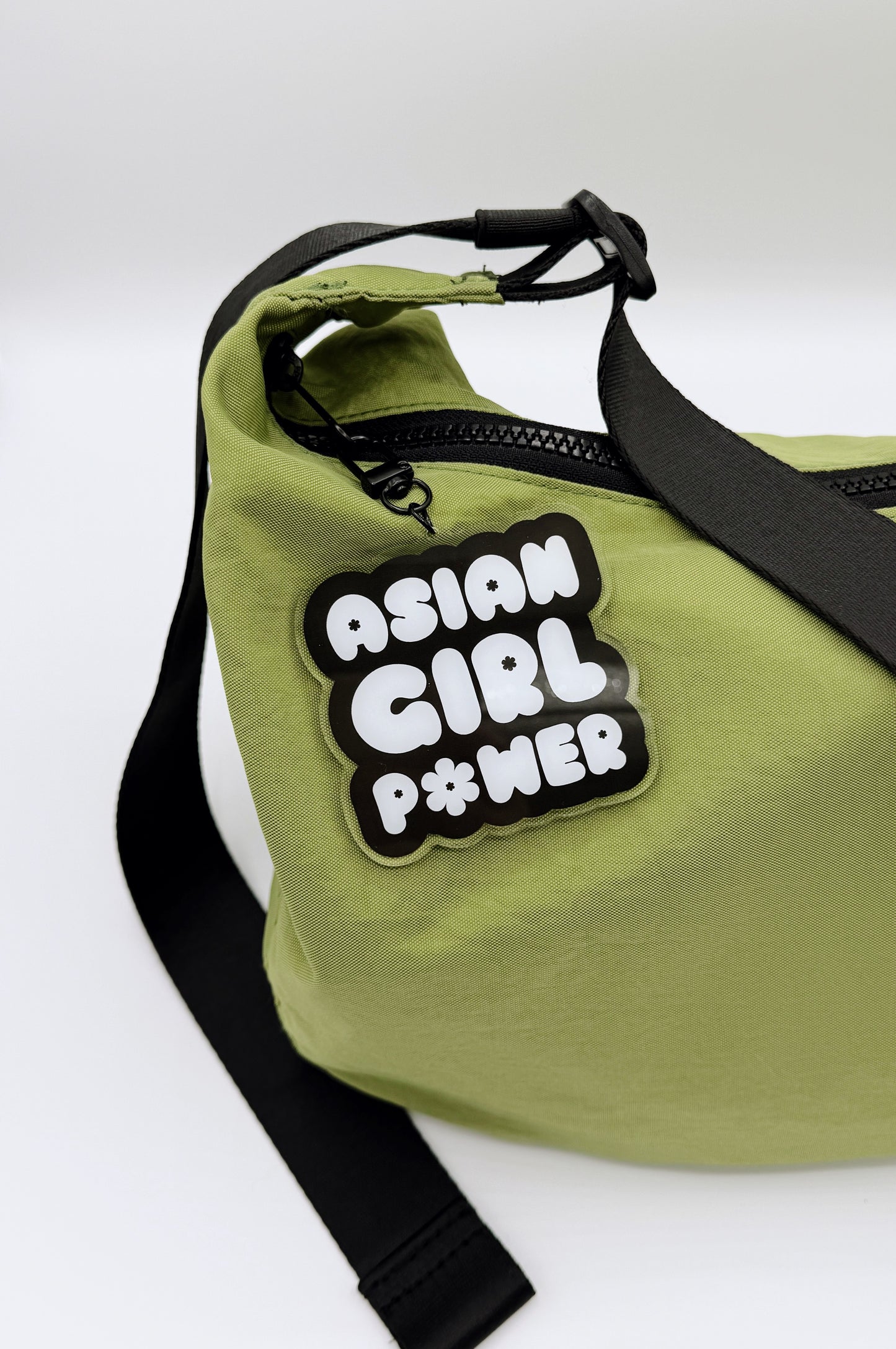 Asian Girl Power Keychain