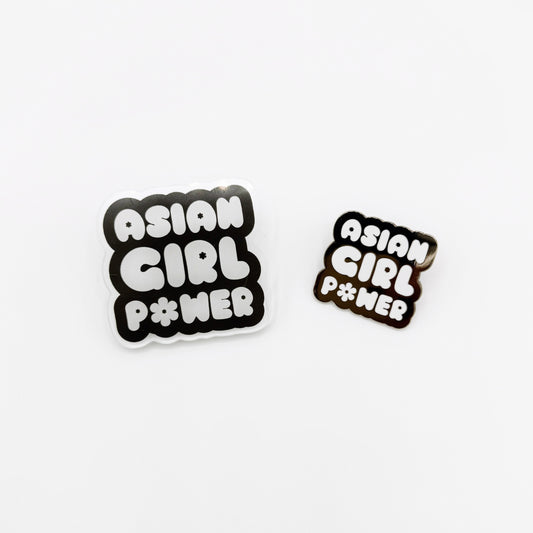 Asian Girl Power Pins