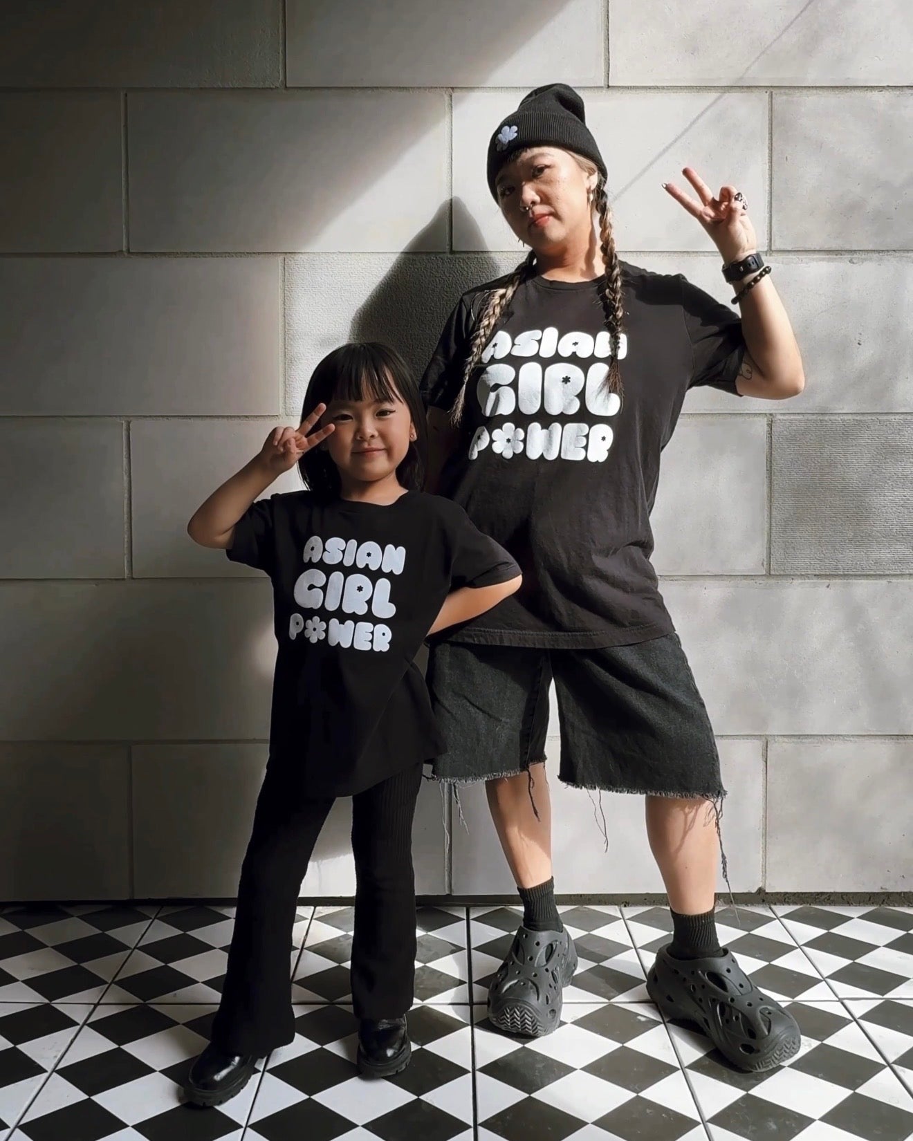 Asian Girl Power Bubble T-shirt Bundle